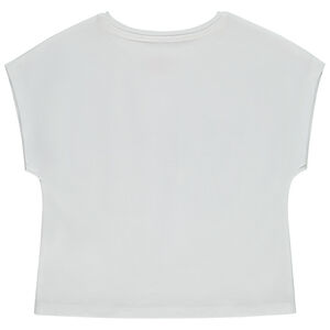 T-shirt manches courtes print Stitch & Angel Disney fille 