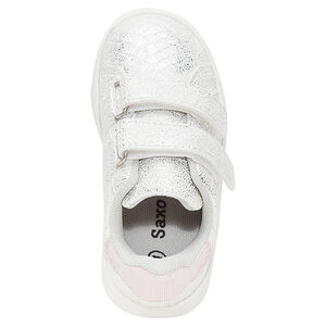 Baskets basses argentées à scratchs du 20 au 23 