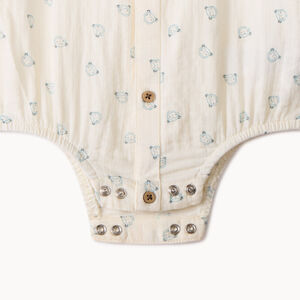 Ensemble 2 pièces avec body manches longues pour bébé garçon 