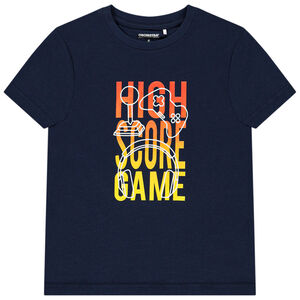 T-shirt manches courtes print fantaisie pour garçon 