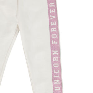 Caleçon en molleton gratté avec bande placée pour bébé fille 