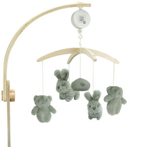 Mobile musicale en bois - Honey - Argile 