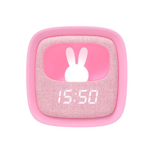 Réveil et veilleuse en silicone Billy Clock marshmallow 