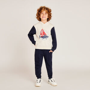 Ensemble jogging print voilier pour garçon 
