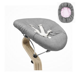 Transat Newborn set chaise haute NOMI - Noir /Gris Rose 