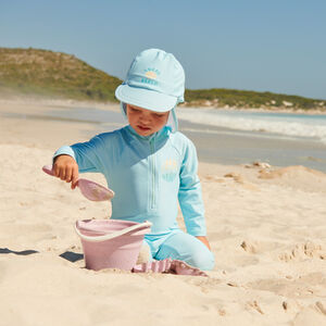Combinaison de bain manches longues anti-UV print fantaisie pour bébé garçon 