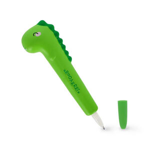 Stylo antistress à encre gel bleue Squeezies Dinosaure 