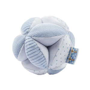 Balle d'activité Lapidou bleu 