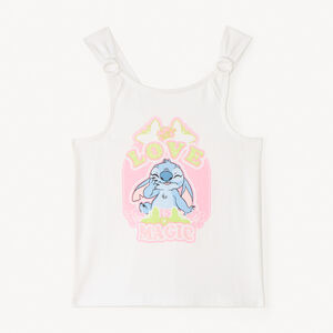 Débardeur print Stitch Disney à paillettes pour fille 