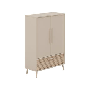 Armoire Tiny 2 portes et 1 tiroir Eefje beige cachemire/groovy oak 