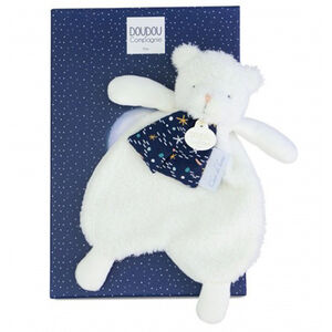 Doudou plat ours Luminescent 26cm Clair de Lune 