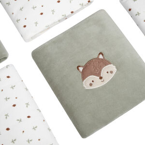 Lot de 6 protèges-barreaux scratchés Roi des Forêts 