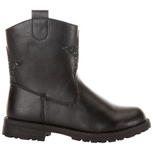 Bottines style cowboy avec étoiles strass pour fille 