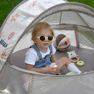 Lunettes de soleil avec cordon 9-24M Casual Joy citronnade 