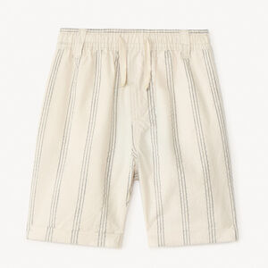 Bermuda en toile rayé pour bébé garçon 