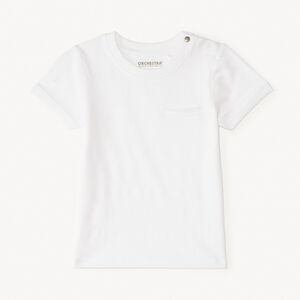 T-shirt manches courtes uni effet texturé pour bébé garçon 