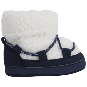 Bottes esprit après-ski en moumoutte pour bébé garçon 