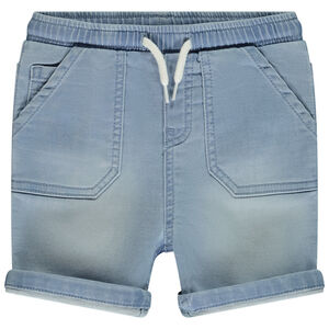 Bermuda effet jean à poche printée pour bébé garçon 