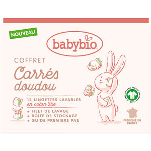Coffret de 12 lingettes lavables  