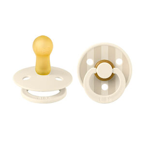 Lot de 2 sucettes Studio Colour Taille 1 (0-6 mois) - Vanilla Ivory Mix 