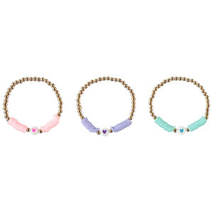 Lot de 3 bracelets fantaisies pour fille 