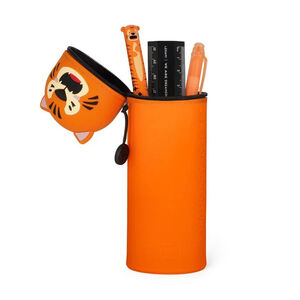 Trousse 2 en 1 en silicone Kawaii Tigre 