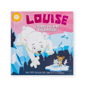 Livre personnalisé Louise l'ourse polaire courageuse 