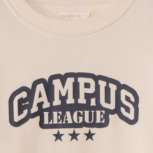 Sweat molleton printé pour garçon 