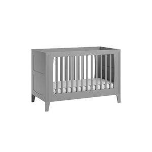 Lit transformable Milenne 70 x 140 cm - Gris clair 