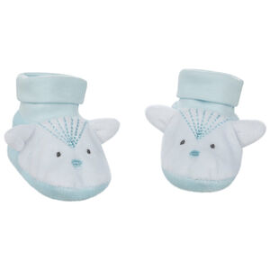 Chaussons en velours motif renard et oreilles en relief 