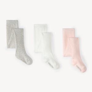 Lot de 3 collants épais bébé fille 