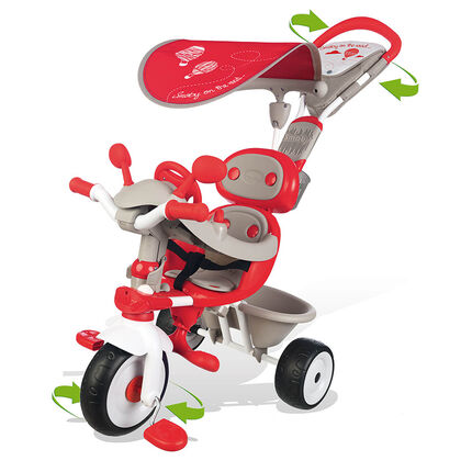 Tricycles 1er Age Baby Driver Confort Rouge Orchestra Fr