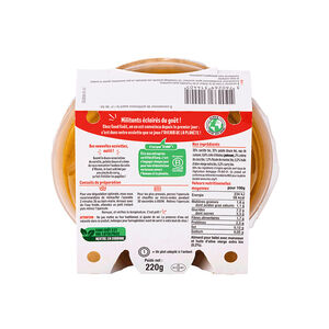 Assiette Fondant de carotte, patate douce, colin d'Alaka 220g 