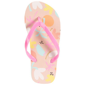 Tongs imprimé palmiers arty pour fille avec lanière selon l'âge 