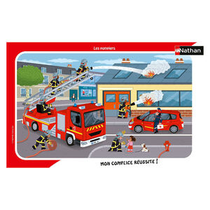 Puzzle 15 Pièces Les Pompiers - Nathan  