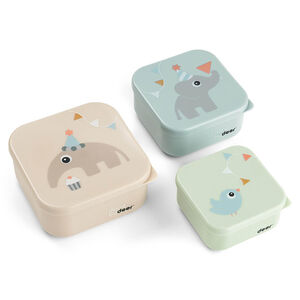 Boite à gouter 3PCS Celebration Multicolore 