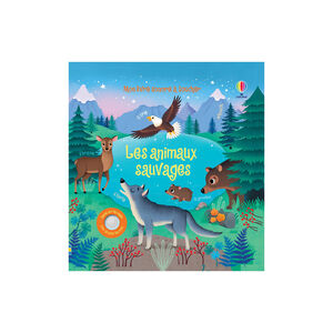 Livre sonore à toucher Les animaux sauvages 