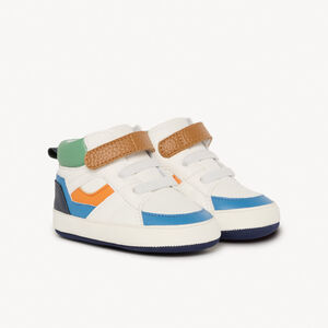 Baskets montantes à empiècements pour bébé garçon 