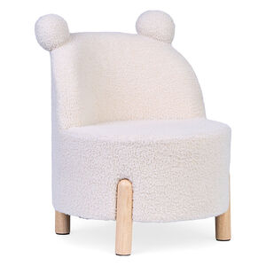 Chaise pour enfants Teddy Ecru Naturel 18m+  
