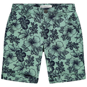 Bermuda en coton à motif floral pour enfant garçon 