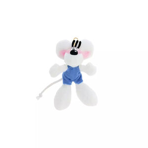 Porte-clé peluche Diddl en salopette bleue 15cm 