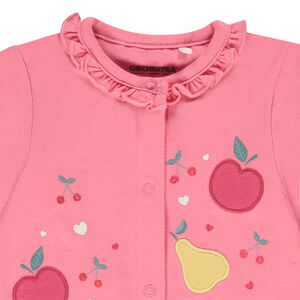 Dors-bien en jersey print fruits pour bébé fille 