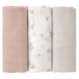 Lot de 3 Langes Tetra 80x80cm Miracle Of Nature 