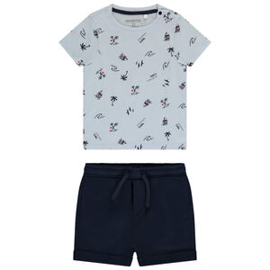 Ensemble 2 pièces avec t-shirt imprimé pour bébé garçon 