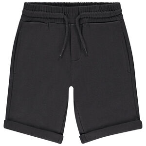 Bermuda en molleton piqué uni pour garçon 