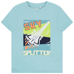 T-shirt manches courtes fusée fantaisie pour garçon  