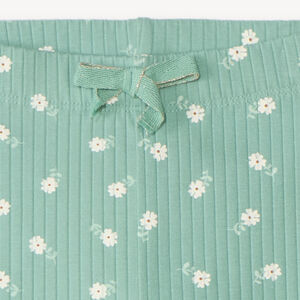 Legging côtelé fille motifs fantaisie 
