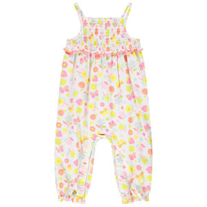 Combinaison longue imprimé fruits pour bébé fille 