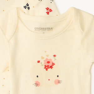 Lot de 7 bodies manches courtes fantaisie pour bébé fille 