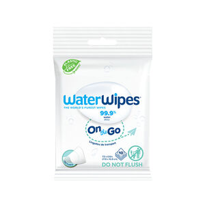 Paquet de 10 lingettes à l'eau On The Go 
